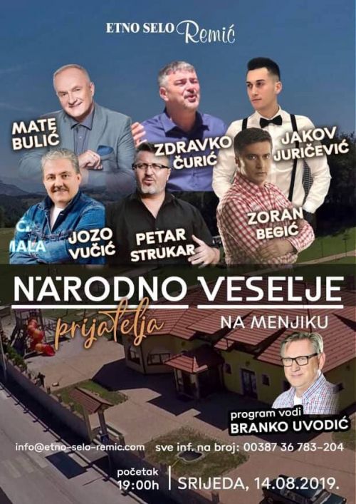 Najava: Veliki koncert u Etno selu "Remić"